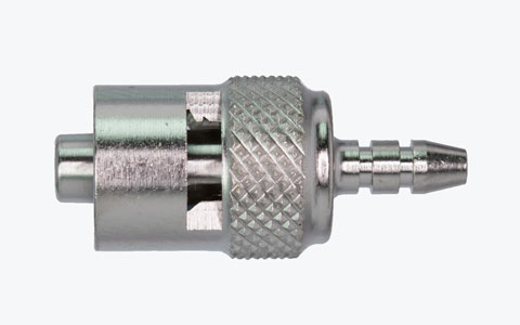 A1211 Male Luer Lock to 0.125" O.D. Barb (knurled)
